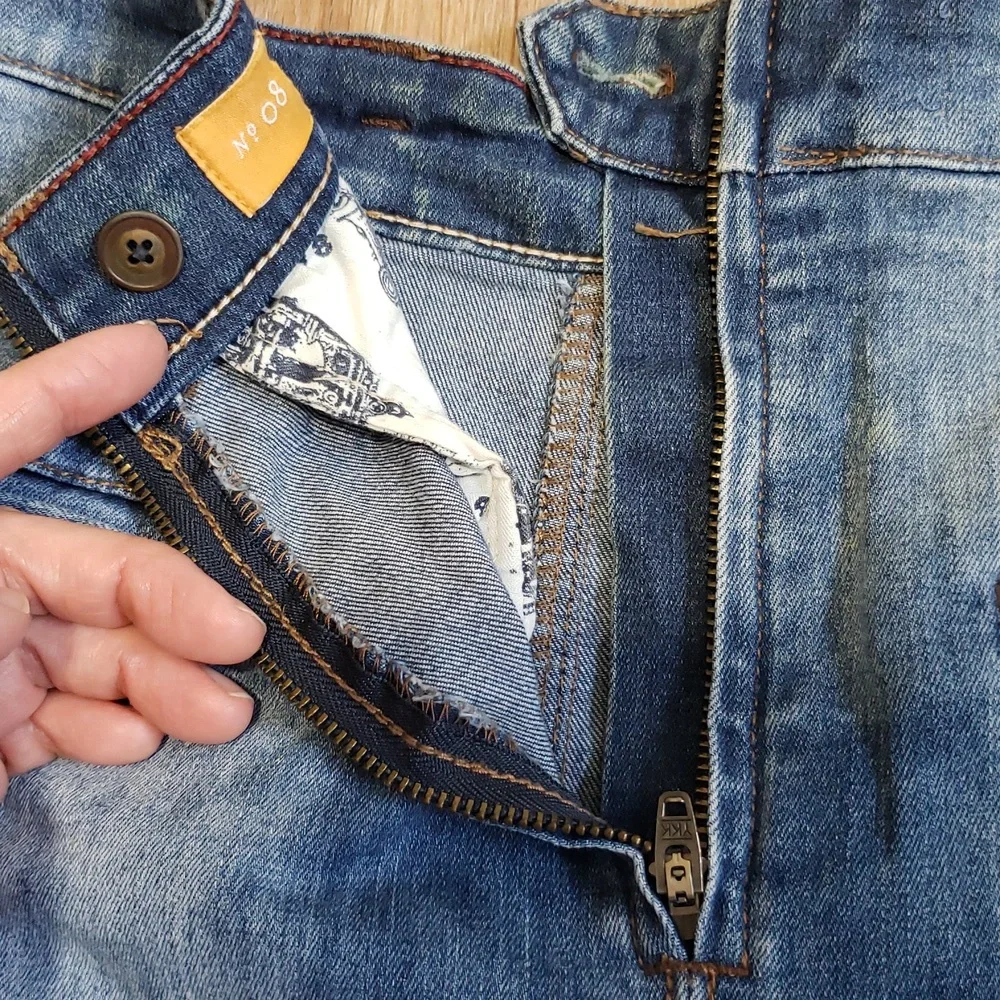 Pilcro and The Letterpress Denim Skirt, Size 8 - Picture 9 of 9